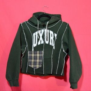 Upcycled Stitched Hoodie